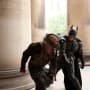 The Dark Knight Rises Bane Batman Fight Photo