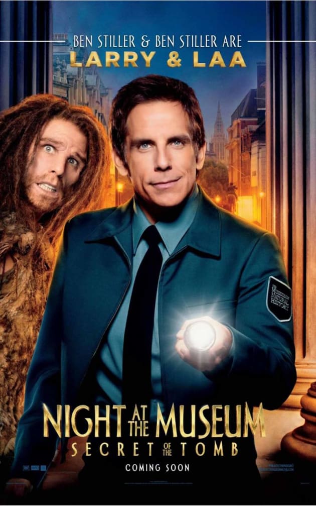 Night at the Museum: Secret of the Tomb Ben Stiller Character Poster