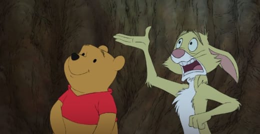 Winnie the Pooh and Rabbit