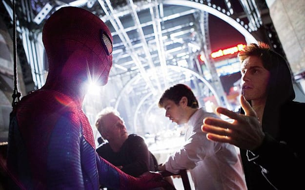 The Amazing Spider-Man Behind The Scenes Photo: Chat