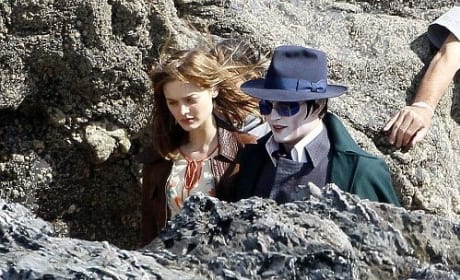 Johnny Depp in Dark Shadows: First Look at Depp as Vampire
