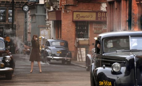 Hayley Atwell Shoots at a Car
