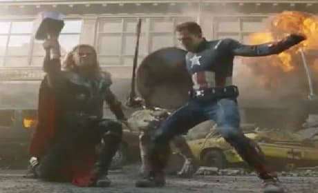 The Avengers Clip: Thor & Captain America Team Up