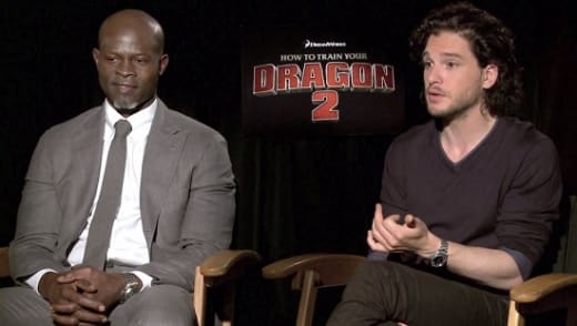Djimon Hounsou & Kit Harrington Photo