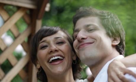 Andy Samberg and Rashida Jones in Celeste and Jesse Forever