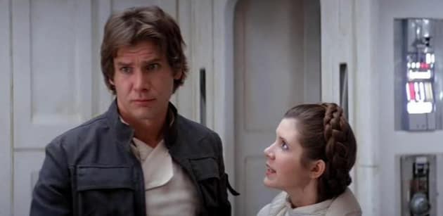 Star Wars Harrison Ford Carrie Fisher