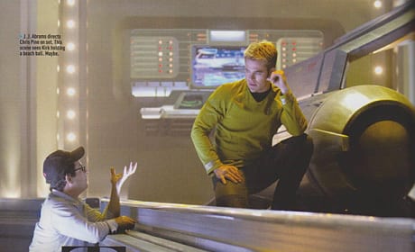 J.J. Abrams Chris Pine Star Trek Into Darkness