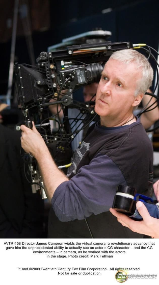 James Cameron with the Virtual Camera
