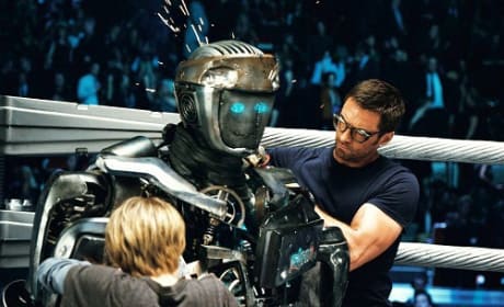 Hugh Jackman, Dakota Goyo in Real Steel