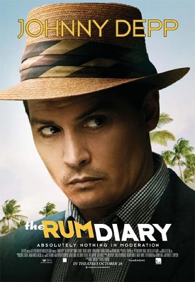 Johnny Depp in The Rum Diary Poster