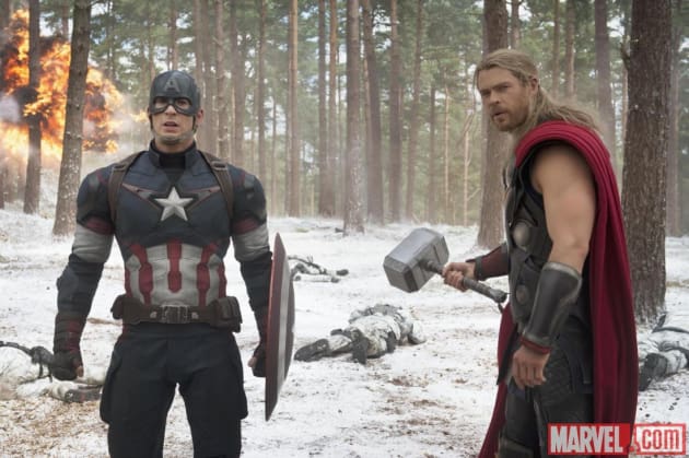 Avengers Age of Ultron Captain America Thor