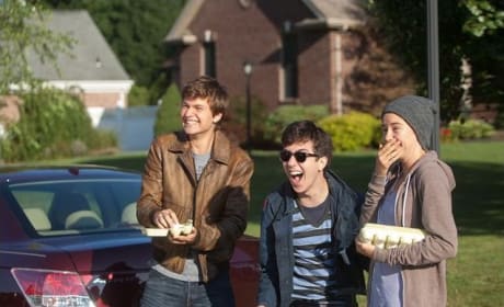 The Fault in Our Stars Ansel Elgort Shailene Woodley Nat Wolff