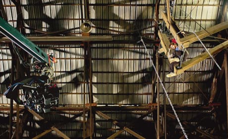 The Amazing Spider-Man Behind The Scenes Photo: Rafters