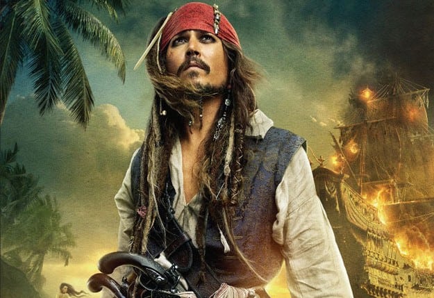 Johnny Depp is Captain Jack Sparrow