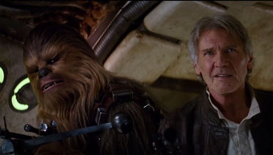Star Wars The Force Awakens Han Solo Chewbacca