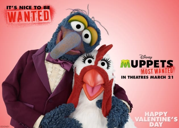 Muppets Most Wanted Valentine's Day Card