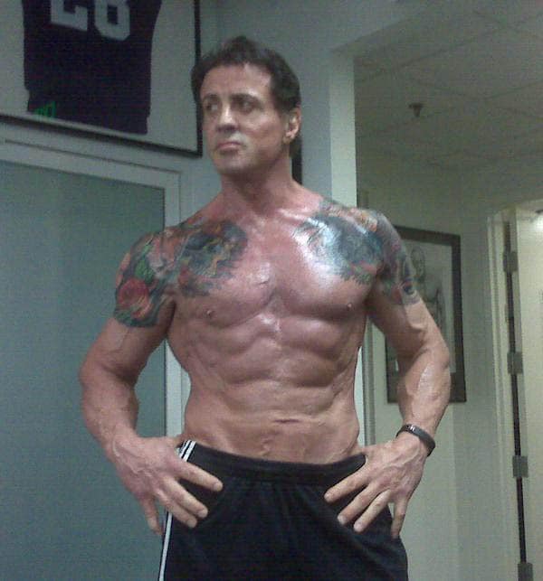 Stallone Gets Ripped for The Expendables