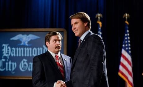 Zach Galifianakis and Will Ferrell in The Campaign
