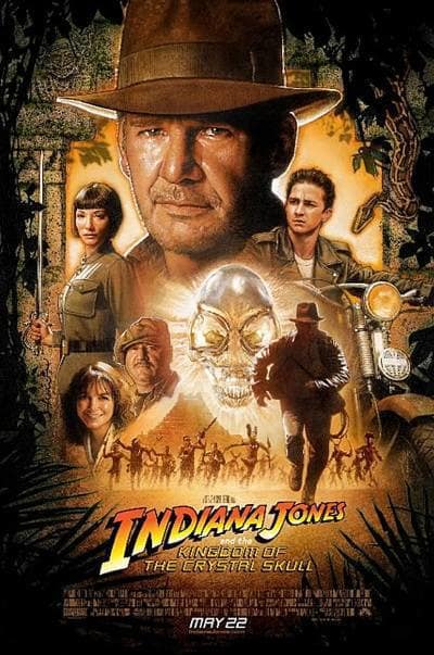 Indiana Jones and the Kingdom of the Crystal Skull Film Poster