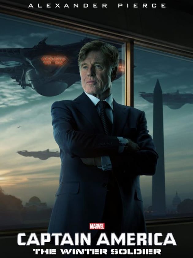 Captain America The Winter Soldier Robert Redford Poster