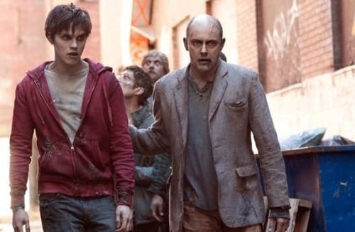 Rob Corddry and Nicholas Hoult in Warm Bodies