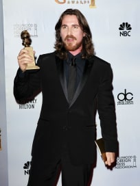 Golden Globe Winner Christian Bale