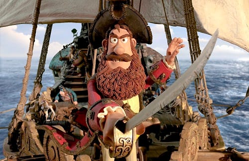 Hugh Grant in Pirates! A Band of Misfits