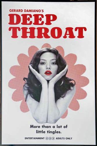 Amanda Seyfried in Deep Throat Poster