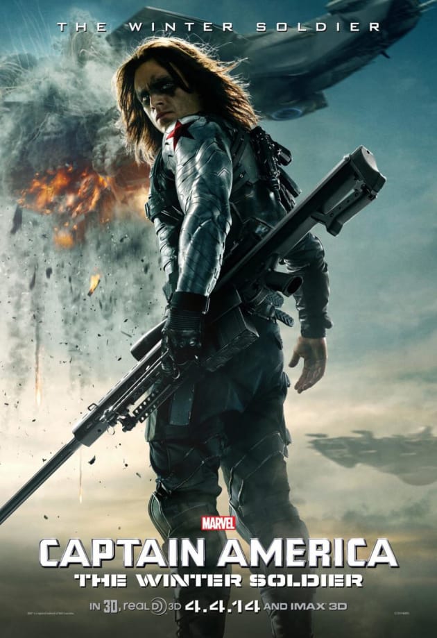 Captain America The Winter Soldier Sebastian Stan Poster
