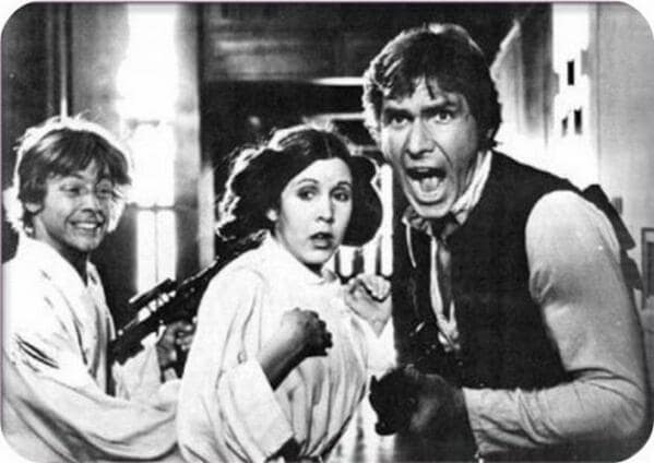 Star Wars Mark Hamill Carrie Fisher Harrison Ford