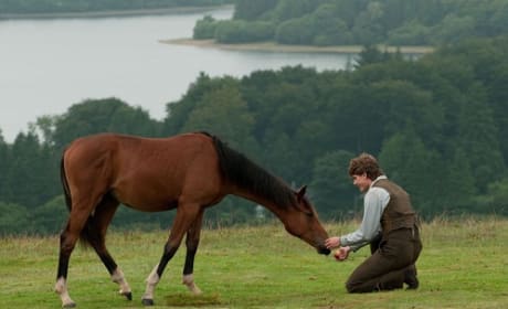 Jeremy Irvine and His Horse in War Horse