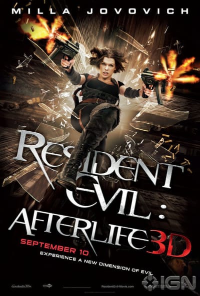Resident Evil: Afterlife  Falling Poster