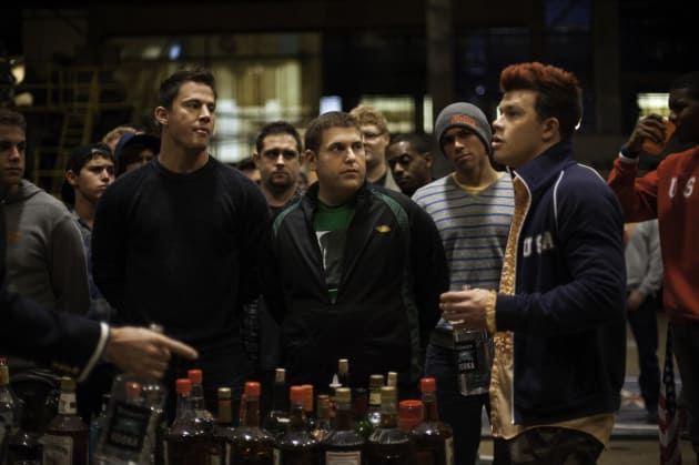 22 Jump Street Jonah Hill Channing Tatum Beer Pong