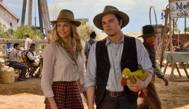 A Million Ways to Die in the West Stars Seth MacFarlane Charlize Theron