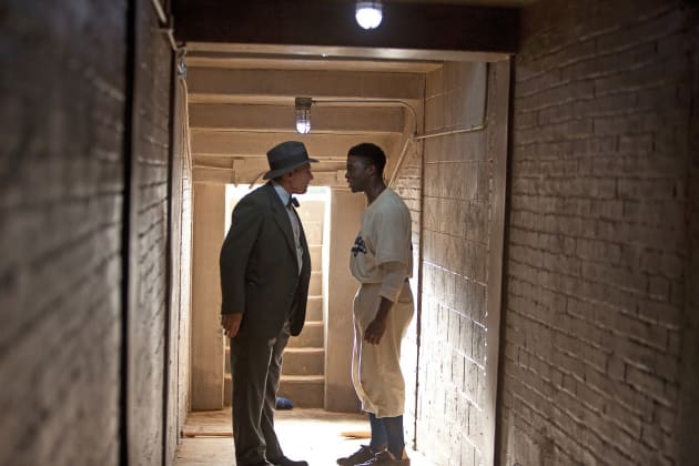 Harrison Ford Chadwick Boseman 42