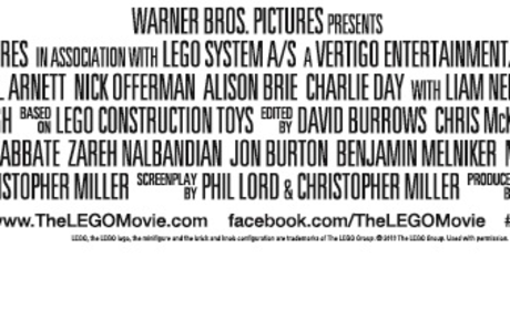 The LEGO Movie Credits Banner
