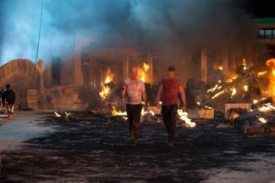 Bruce Willis and Jai Courtney A Good Day to Die Hard Image