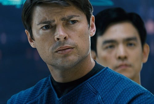 Karl Urban in Star Trek