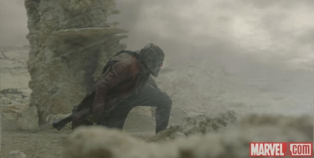 Chris Pratt is Star Lord in Guardians of the Galaxy