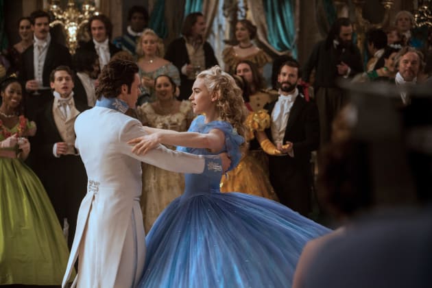 Lily James Richard Madden Star In Cinderella