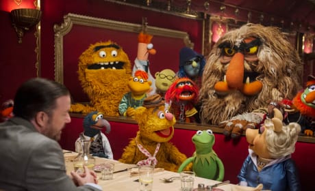 Muppets Most Wanted Ricky Gervais