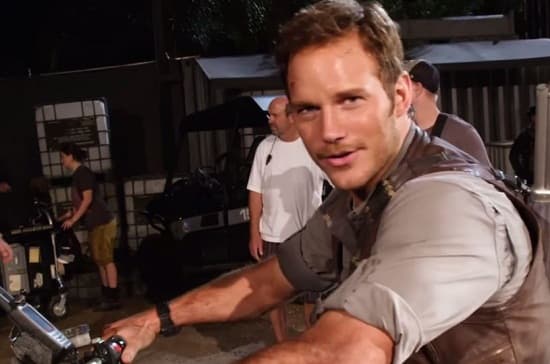 Jurassic World Chris Pratt Set Photo