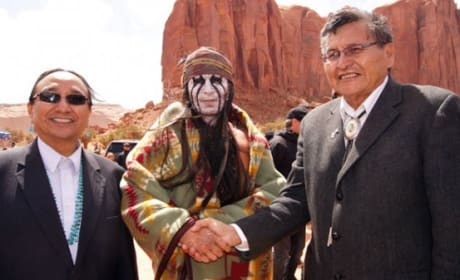 The Lone Ranger Photos: Johnny Depp Embraces Navajo Nation