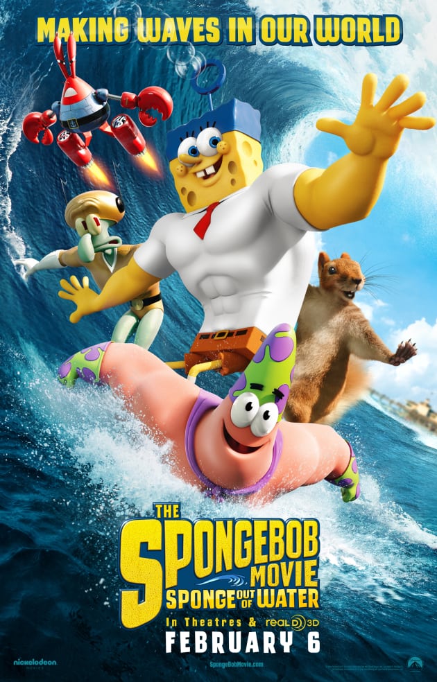 The SpongeBob Movie Sponge Out of Water Movie Poster
