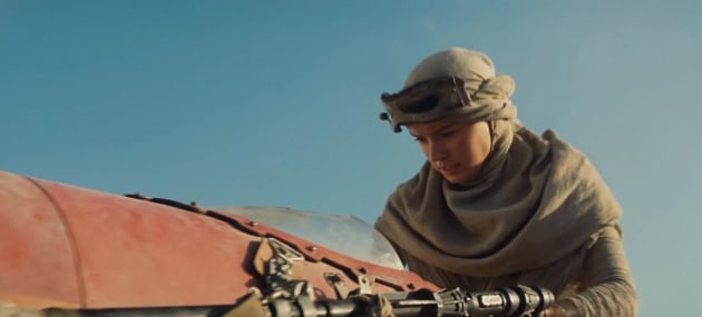 Star Wars The Force Awakens Daisy Ridley Running