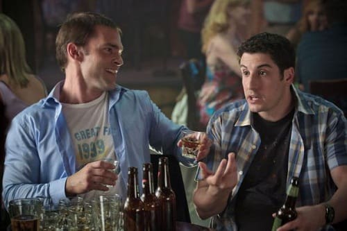 Jason Biggs and Seann William Scott in American Reunion
