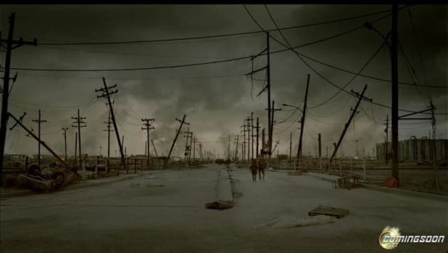 Twisted Telephone Poles