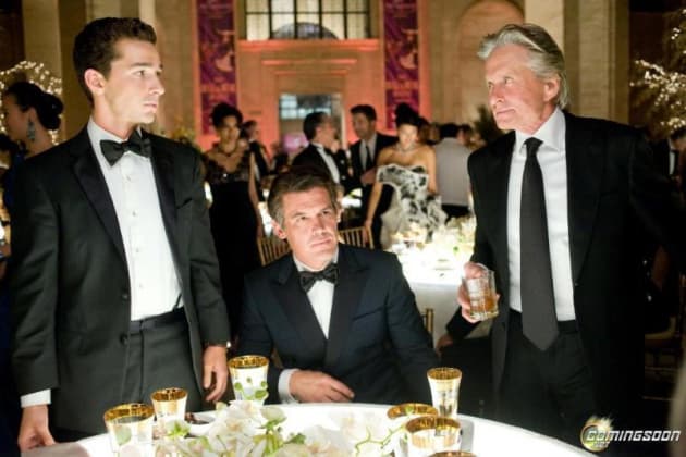 Moore, Bretton, and Gekko at Dinner
