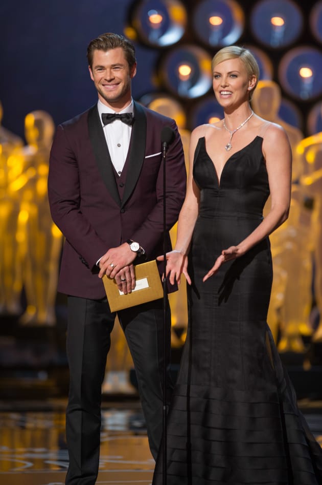 Chris Hemsworth Charlize Theron Oscars