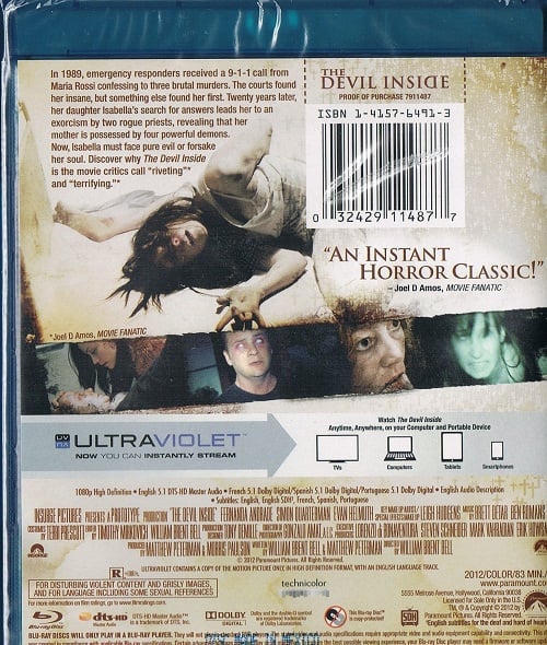 Movie Fanatic on The Devil Inside Blu-Ray